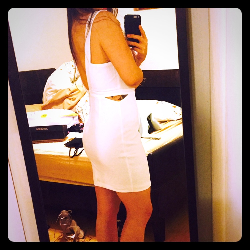 ASTR mini dress with side cut out details